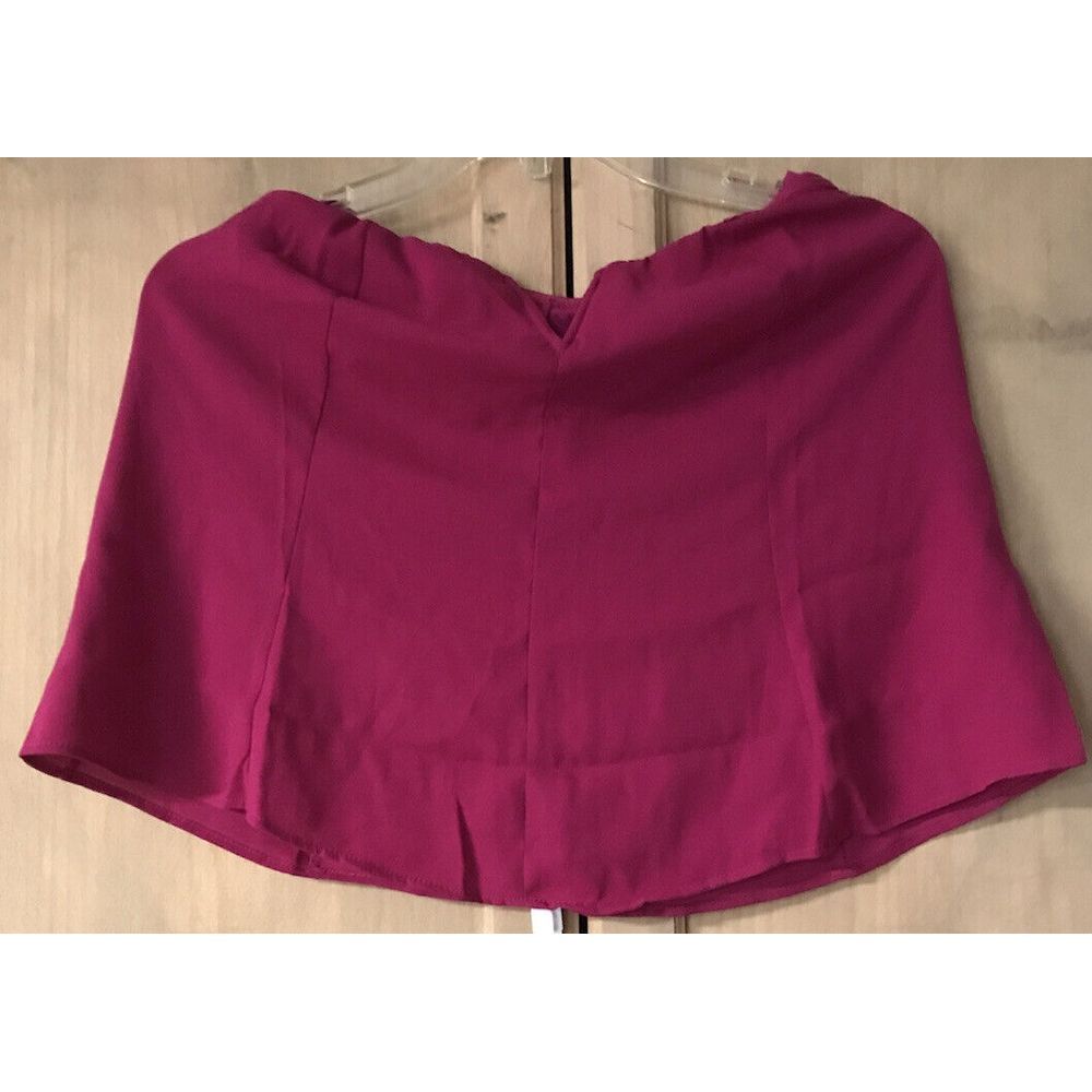 Free‎ People Intimately Sleeveless Top Med Sheer Fushia Color